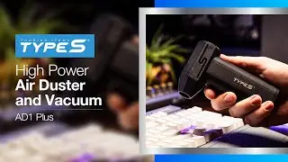 4-in-1 Air Duster, Vacuum, Flashlight & Power Bank &ndash; The Ultimate Cleaning Gadget | TYPE S AD1 PLUS
