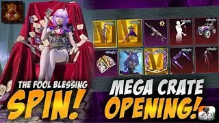😱 OMG !! NEW FOOL BLESSING SCRA-L ON-HIT EFFECT WITH ULTIMATE SET  LEVEL-7 40000 UC CRATES OPENING.