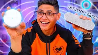 TOP! AMAZON Echo Input? Como transformar qualquer CAIXA DE SOM em uma ALEXA! Unboxing e Impress&otilde;es