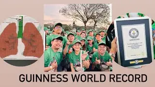 Largest Human Lung formation. Guinness World Record certified. CY2024