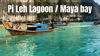 Pi Leh Lagoon / Maya bay &bull; Best swimming in the world?  Snorkeling with sharks!  Stunning 4K video