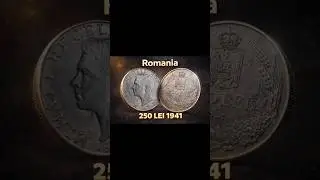 250 Лей 1941 Румыния серебро монета #coin #silver #romania #collection #money #coincollecting #1941