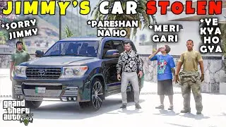 Jimmy's Car Stolen | HONDA CIVIC | GTA 5 | Real Life Mods #161 | URDU |