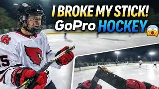 I broke my stick | GoPro Hockey