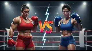 HANA vs KEIKO – The First Impact | A Cinematic AI Boxing Battle | Boxing Multiverse (4K)