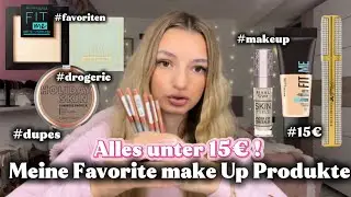 Meine Favorite Make Up Produkte unter 15&euro; ! 💄