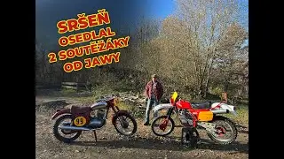 Sršeň osedlal 2 terénní legendy - Bitraka a Libeňáka | Obě Jawy míří do aukce!