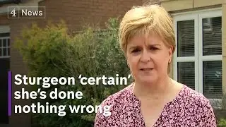 Nicola Sturgeon says she's 'done nothing wrong'