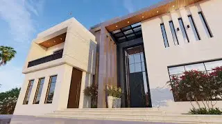 15- تصميم مودرن لفيلا بأبو ظبي