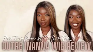 Outre Color Bomb | Synthetic Lace Front | Wig Review | Inanna | ft Samsbeauty | Tan Dotson