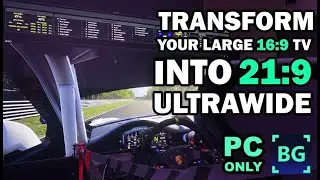 16:9 to 21:9 Hack | Cockpit View Explained | SimHub Overlay Setup (PC ONLY)
