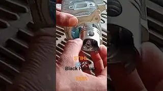 STIHl fs 55 Black Hamara selander piston kit ⚙️#stihl #black hammer #viral