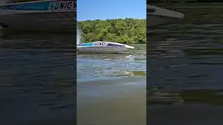 Pro boat SonicWake doing a drive bypass. #proboat #rc #rclife #rcboat #foryou #supportmychannel