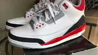 2006 Fire Red Air Jordan 3 Restoration