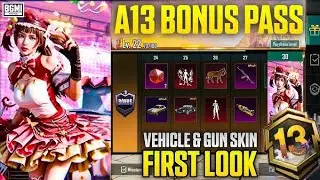 🩷🎶🖤A13 BONUS PASS MAXED FREE REWARDS UPGRADE GUN AND CAR
