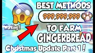 100% BEST METHODS TO FARM GINGERBREAD! [PET SIMULATOR X] ROBLOX