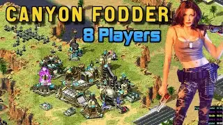 🔥 INSANE 8-Player Free-for-All on Canyon Fodder! | Red Alert 2 Yuri&rsquo;s Revenge Online Multiplayer