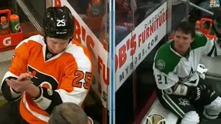White Claps at Roussel in the Box After Scrum (10/20/15)