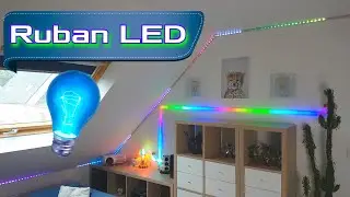Des id&eacute;es pour installer un ruban LED multicolore dans votre chambre. O&ugrave; mettre une bande LED ?