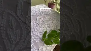 Lilac Pearl Lucknowi Chikankari Suit.  #handwovenelegance #dress365days #luxuryethnicwear#dress#uae