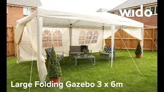 Wido Large Folding Pop Up Gazebo Product Video (FSGLF)