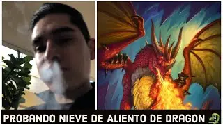 Probando Nieve de Provando El Famoso Dragons Breath En San Francisco