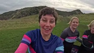 Holyrood Parkrun with the girls today,
