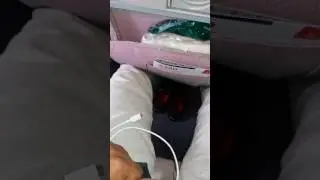 New Emirates A380 economy upper deck.