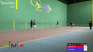 Pelota Preol&iacute;mpica  Texcoco 2026 Tepito/Perrito VS Lalito/Guerry