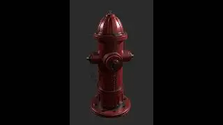 Fire hydrant Blender 3D model