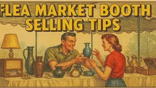 Flea Market Booth Selling Tips #antique #antiques #vintage #retro