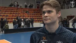 Alfred Sandstr&ouml;m efter Mullsj&ouml; AIS - Hagunda IF - SSL Omg&aring;ng 23