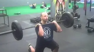 Hang Clean into Reverse Lunge Combo - Vigor Ground Fitness and Performance
