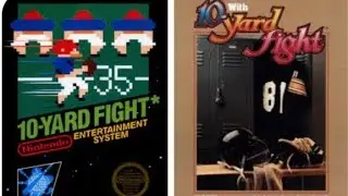 10-Yard Fight (NES) Emulator Gameplay [4K]