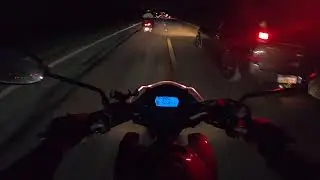 ILUMINAÇÃO NOTURNA DA DK160 NA RODOVIA E VELOCIDADE DE CRUZEIRO