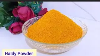 How To Make Organic Turmeric Powder At Home|Pure|Haldy|Powder|At|Home|