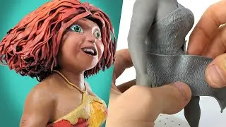 Sculpting Eep | Polymer Clay | The Croods: A New Age