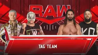 WWE RAW Tag Team Chaos 😱 Cody & Rey vs Rollins & Owens | Gameplay