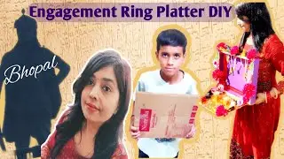 DIY Customized Engagement Ring Platter 💍|Unique Personalized Engagement Wedding Ring Platter Idea