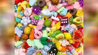 Randomly Mix 10/20pcs Colorful Resin Charms Cute Imitation Animal Fruit Food Series Pendants For DIY