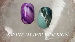 MRAMOR | STONE/MARBLE gel polish design