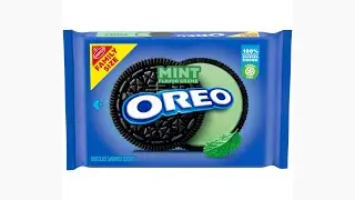 OREO Mint Creme Chocolate Sandwich Cookies Family Size - Food Scorer Review