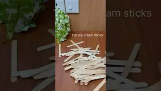 Ice Cream Stick Craft Ideas | DIY Ice Cream Stick Planter #shorts #youtubeshorts #icecreamstick