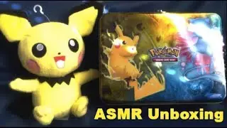 ASMR Unboxing, Pokemon TCG Shining Legends Collectors Tin Box