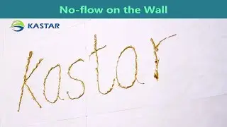 How To Grout | No-Flow On The Wall Test | KASTAR® Ceramic Tile Sealer