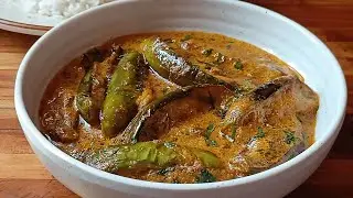 Authentic Bengali Doi Begun Recipe | Traditional Bengali Brinjal Curry | Bengali Style Curd Brinjal