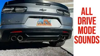 All Chevy Camaro Drive Modes: Exhaust, Revs, Burbles