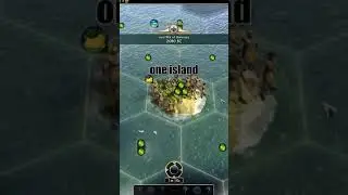 Finding A Banana Tile Island In Civ! | #shorts