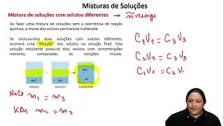13 - Cálculo de Misturas de Soluções com Solutos iguais e diferentes
