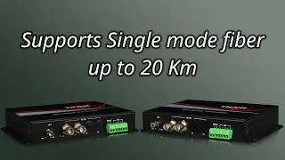 Extend HD-SDI digital video signals long distances over single-mode fiber optic cable! F-M2SDI-TX/RX